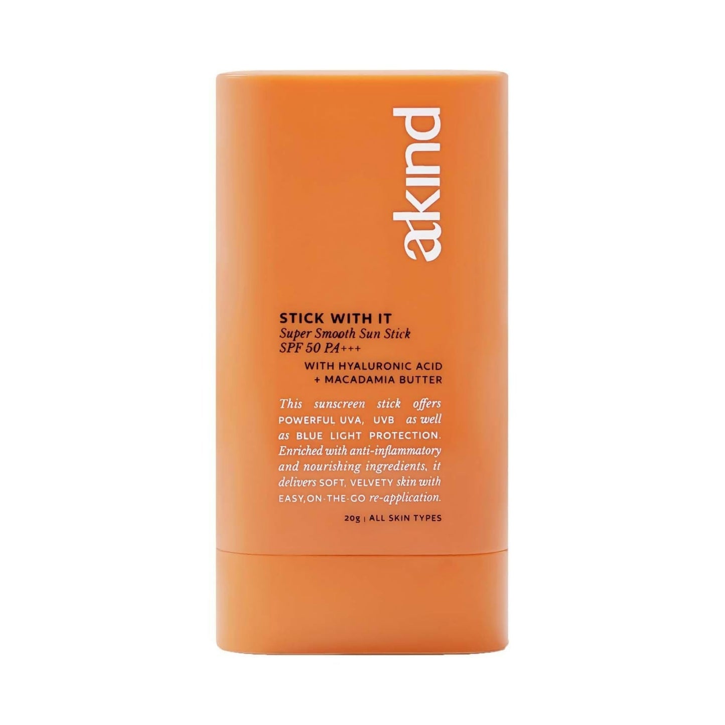 Akind Stick With It Super Smooth Sun Stick SPF 50 PA+++
