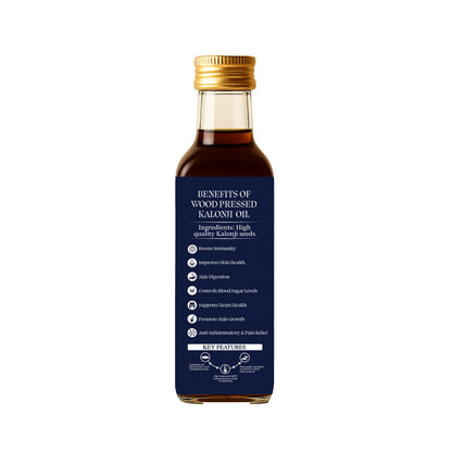 Dorjee Wellness Wood Pressed Kalonji (Black Seed) Oil