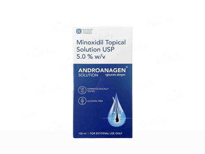 Minoxidil Topical Solution USP packaging on a white background