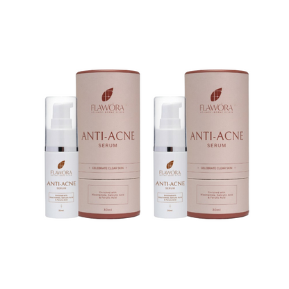 Flawora Anti Acne Serum to reduce Blackheads Open Pores, Excess Oil & Bumpy Texture