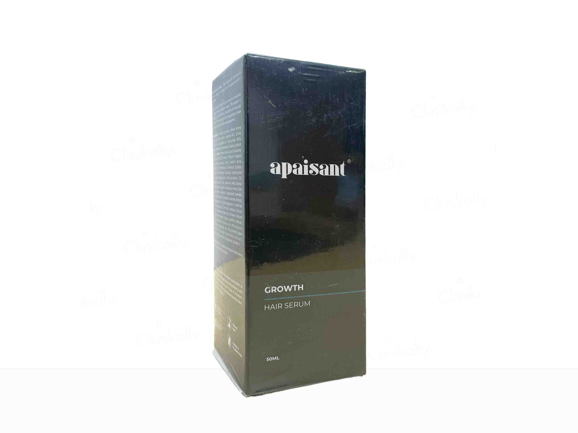 Box of apaissant Growth Hair Serum on a white background
