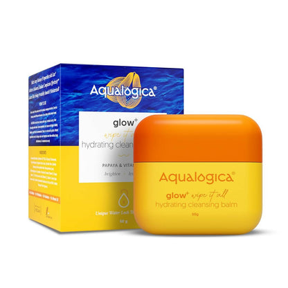 Aqualogica skincare product with packaging on a white background