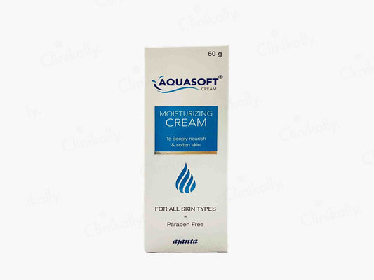 Aquasoft moisturizing cream packaging on a white background