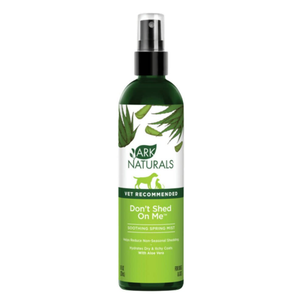 Green bottle of Yark Naturals pet product on a white background