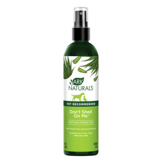 Green bottle of Yark Naturals pet product on a white background