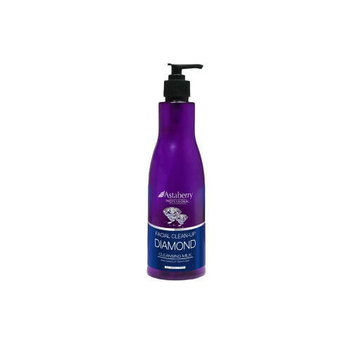Purple bottle with pump labeled 'Astahery' on a white background