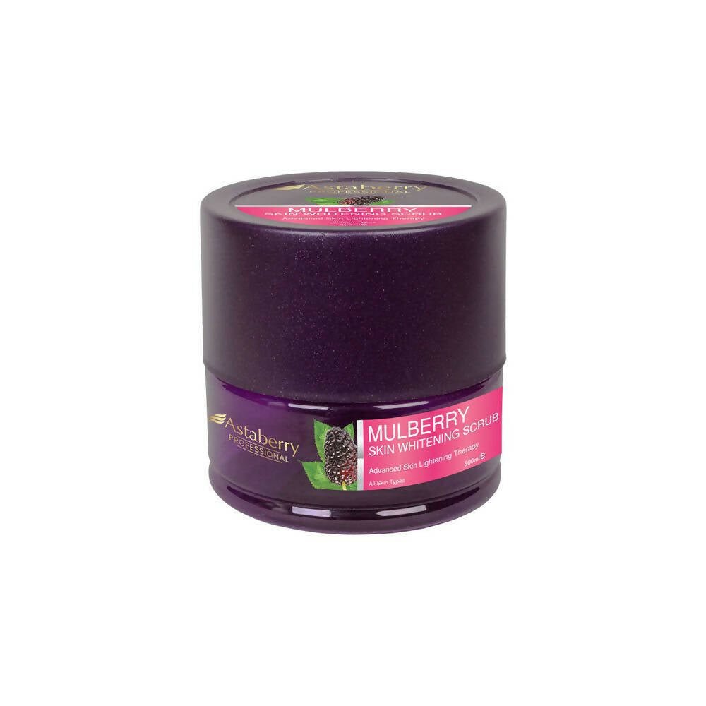 Purple jar with pink label featuring 'Astaberry' on a white background