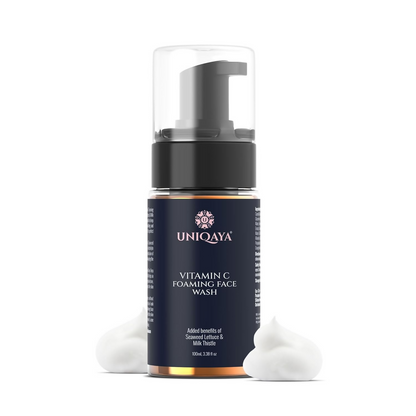 Uniqaya Vitamin C Foaming Face Wash For Brightening & Glowing Skin