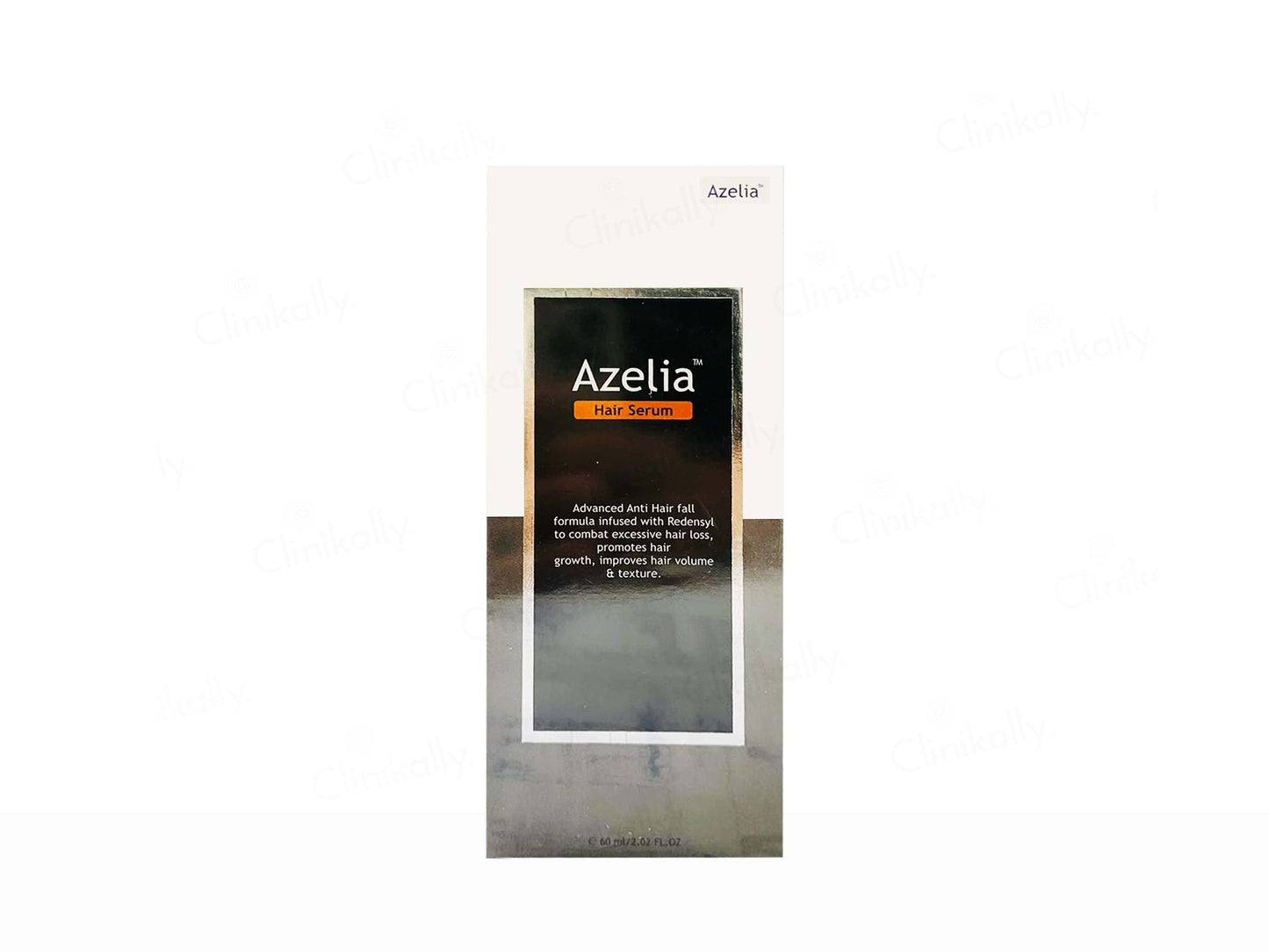 Azelia hair regrowth product packaging on a white background
