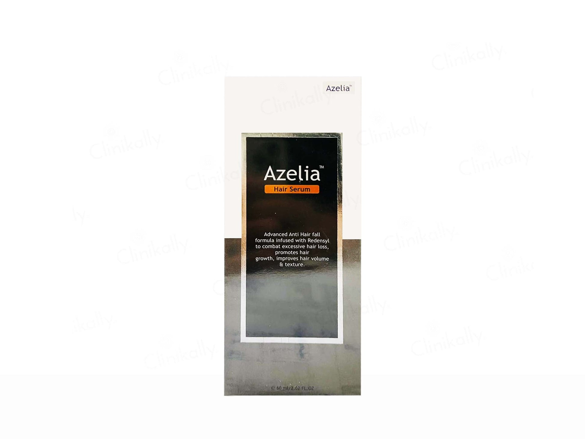 Azelia hair regrowth product packaging on a white background