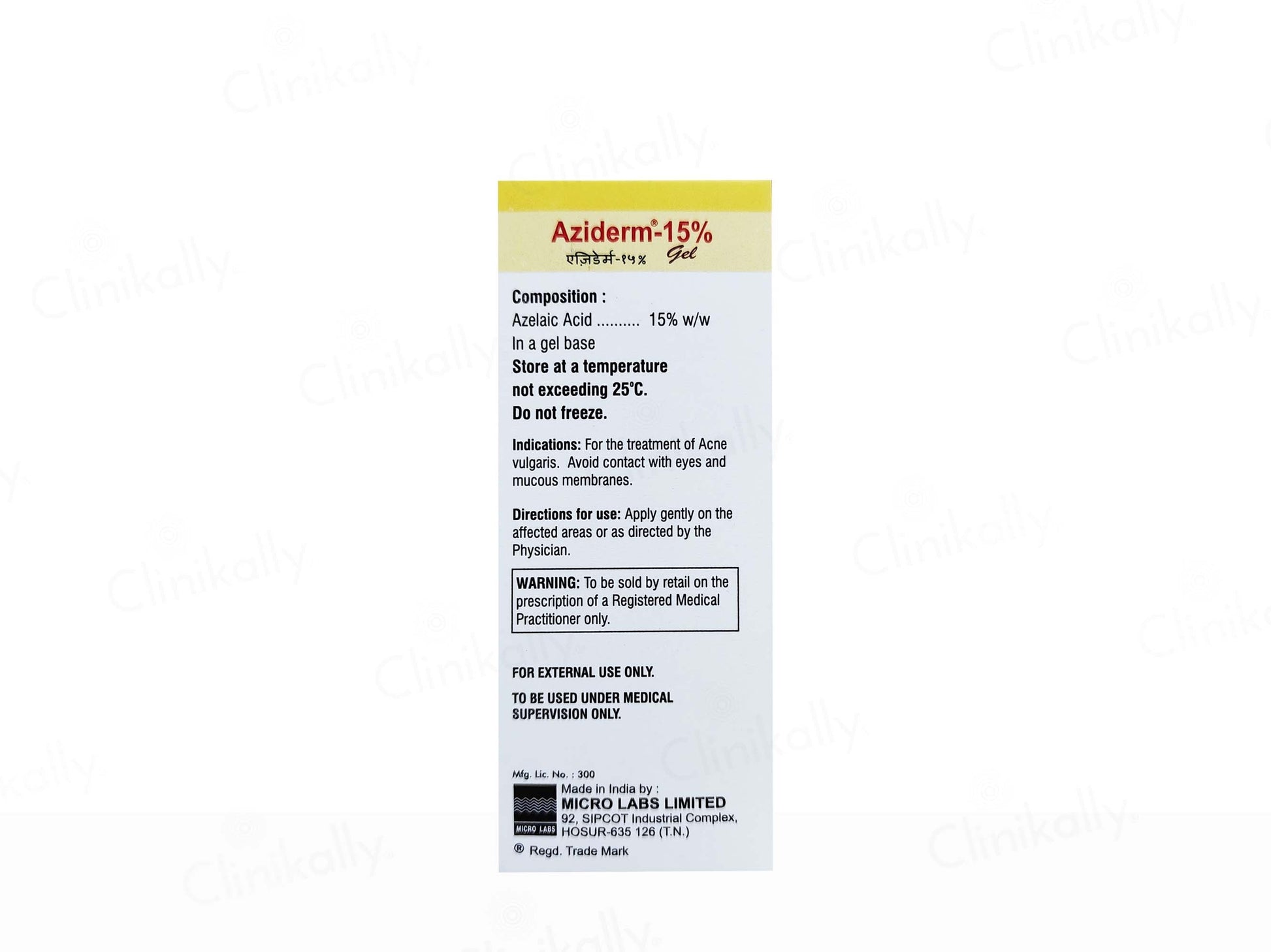 Aziderm 15% Gel