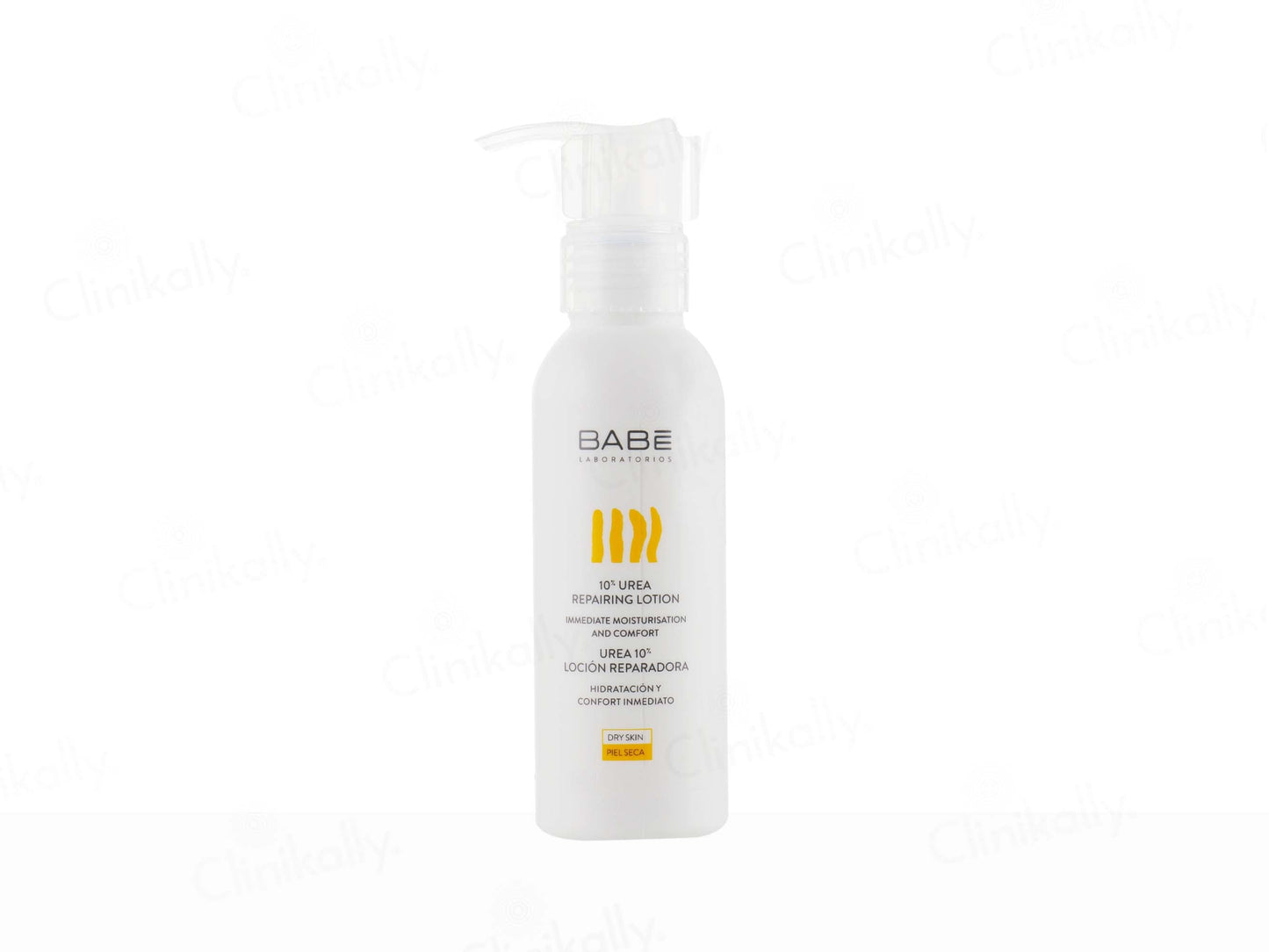 White bottle with 'Babe' branding on a white background