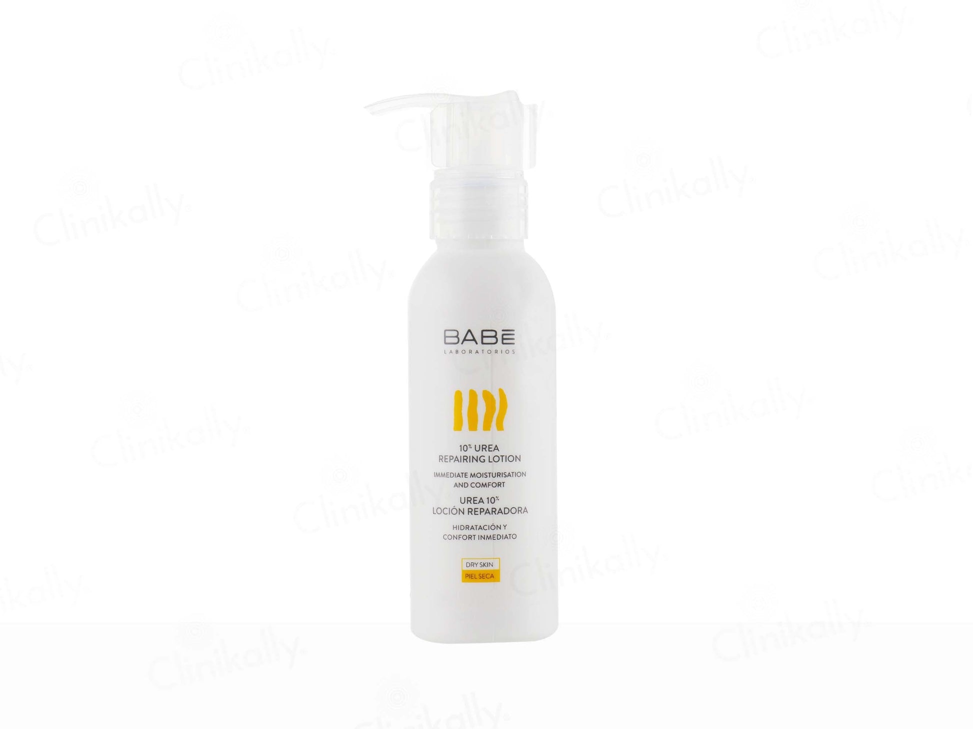White bottle with 'Babe' branding on a white background