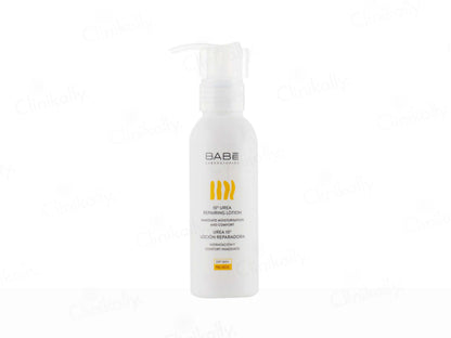 White bottle with 'Babe' branding on a white background