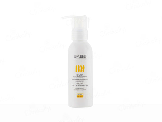 White bottle with 'Babe' branding on a white background