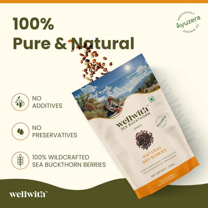 Wellwith Sea Buckthorn Natural Dry Berries