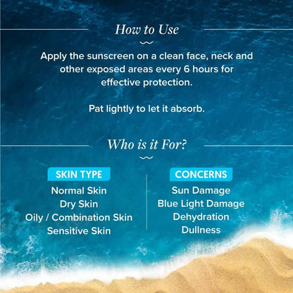 Aqualogica Hydrate+ Sunscreen with Coconut water & Hyaluronic Acid