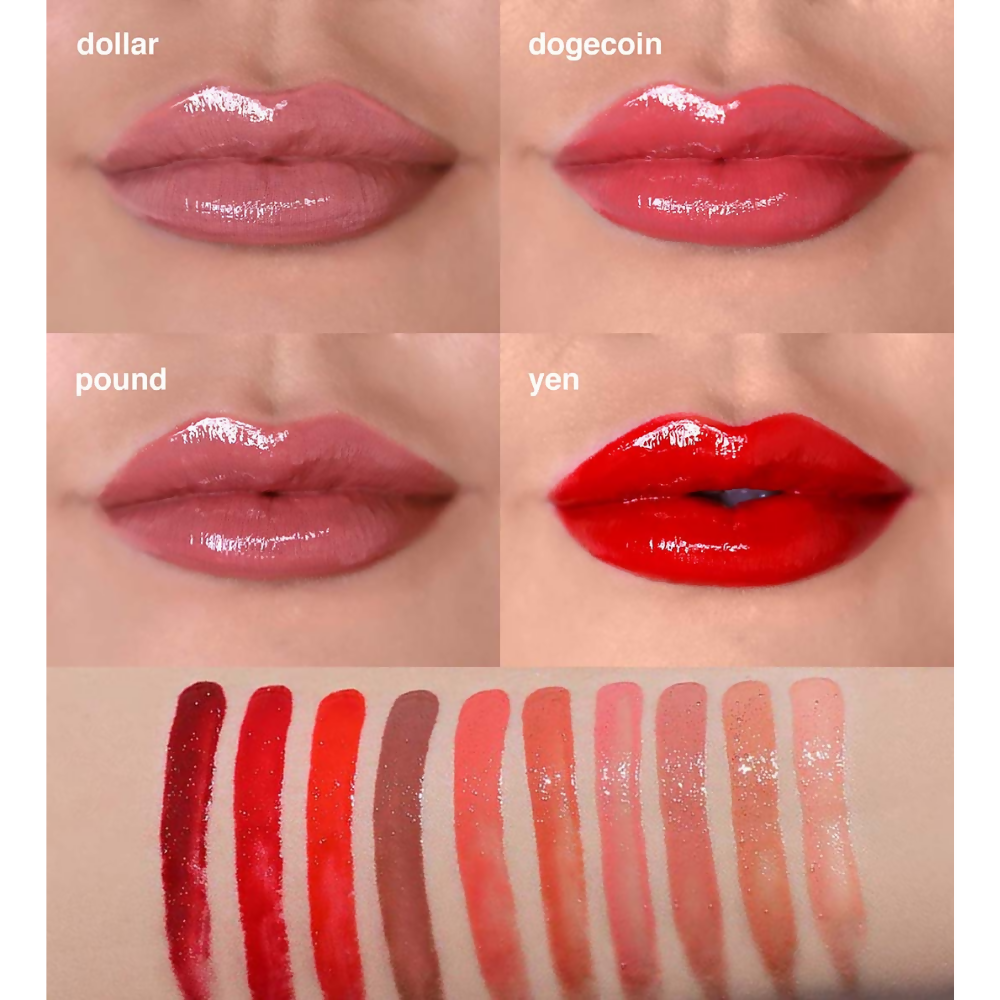 Rude Cosmetics High Gloss Profit Lip Lacquer - Pound