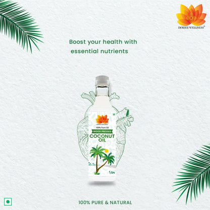 Dorjee Wellness Wood Pressed Coconut Oil