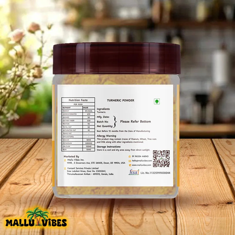 Mallu Vibes Turmeric Powder