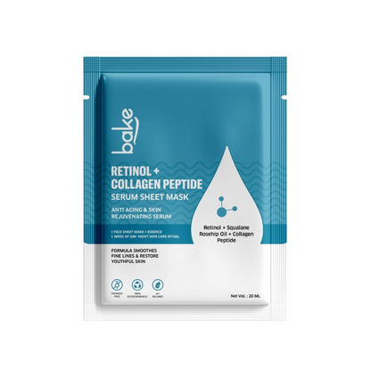 Bake Retinol + Collagen Peptide Sheet Mask