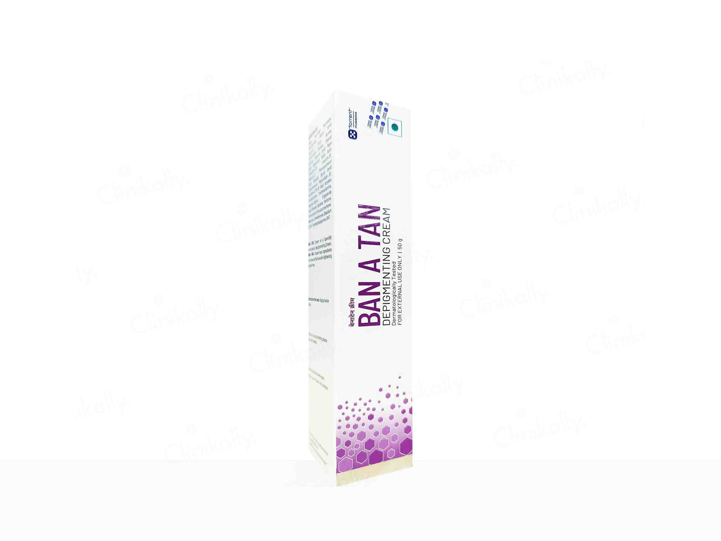 Ban a Tan product packaging on a white background