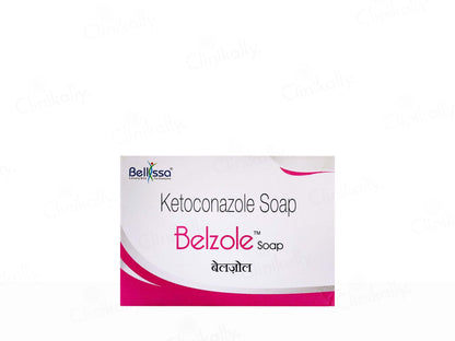 Ketoconazole Soap packaging with 'Bellissa' branding on a white background
