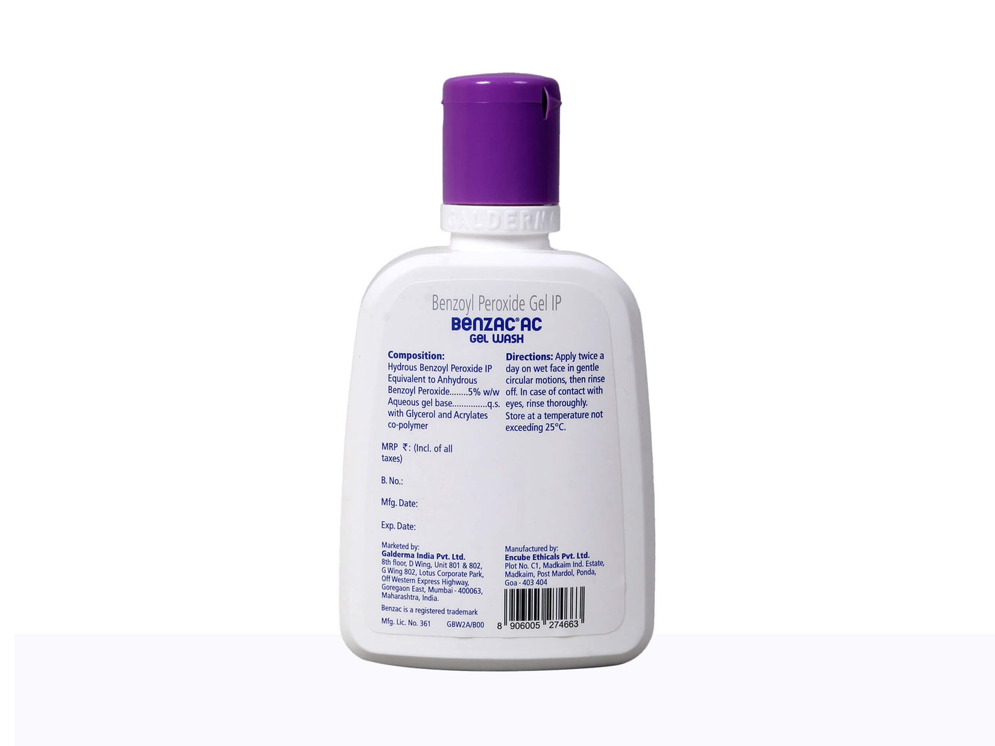 Benzac AC 5% Gel Wash