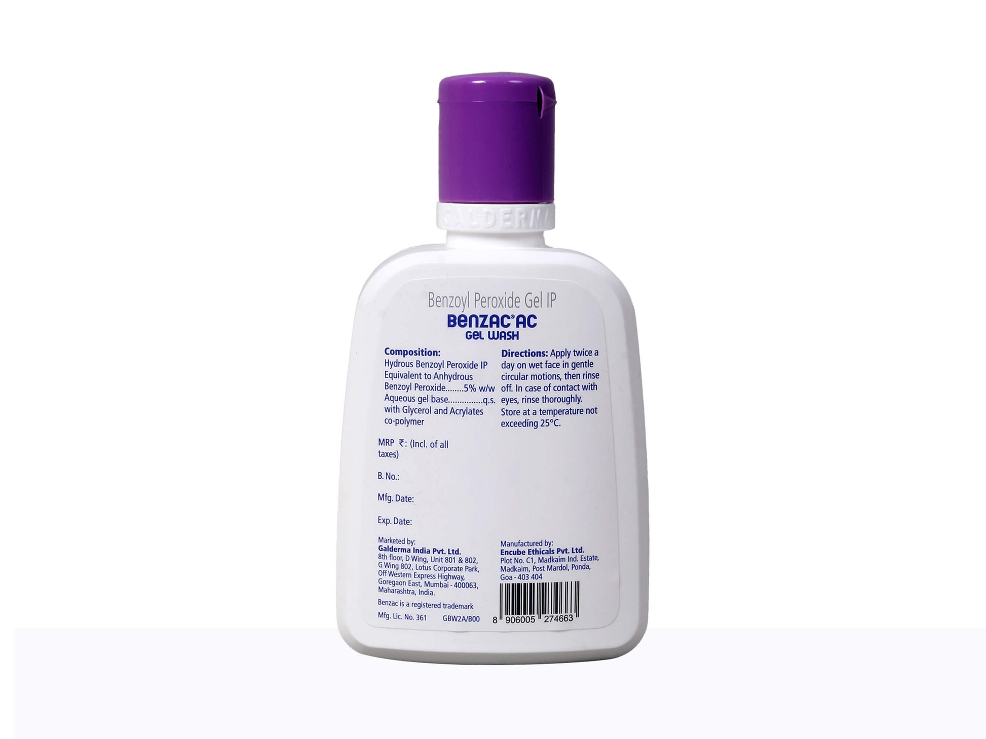 Benzac AC 5% Gel Wash