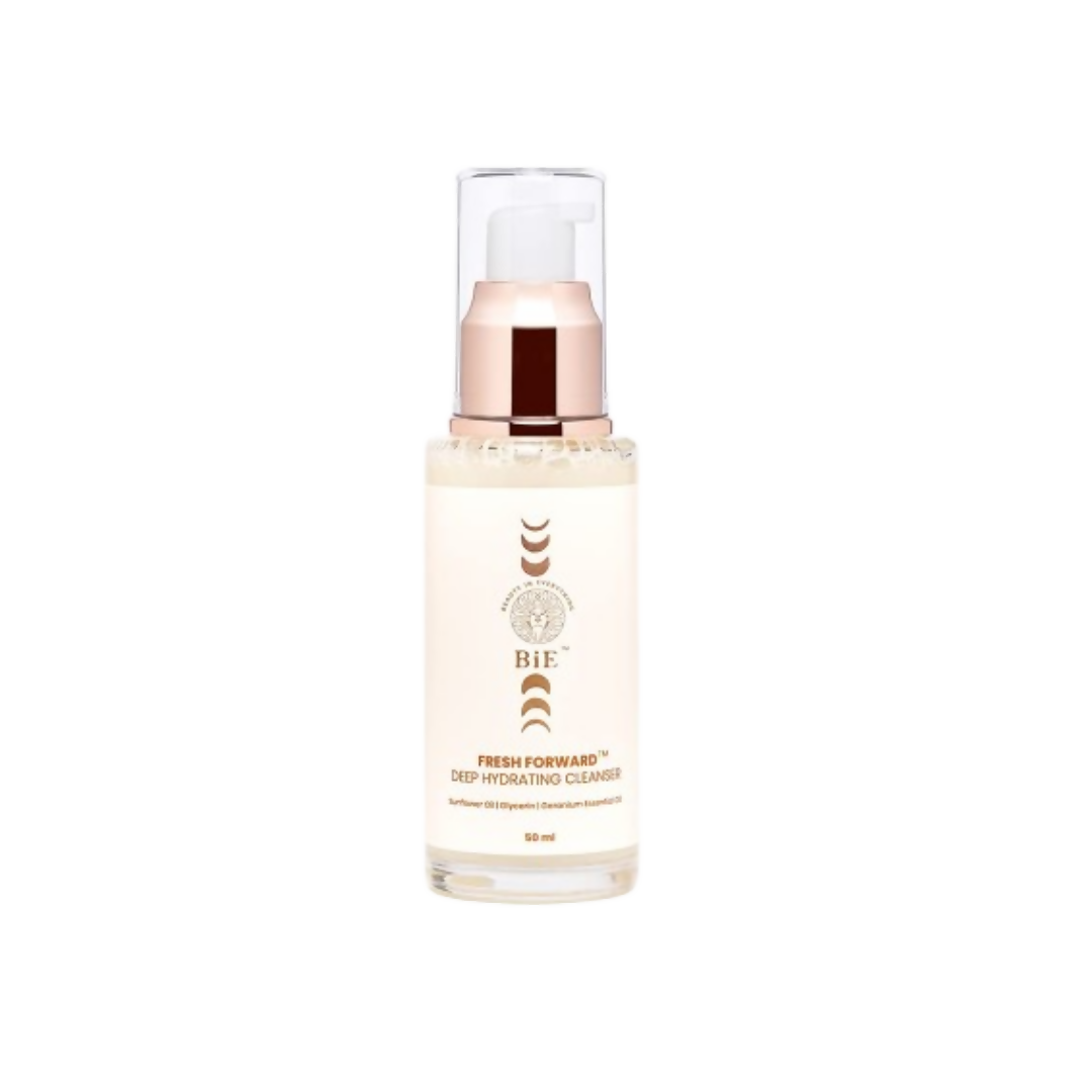 Skincare bottle with a white background