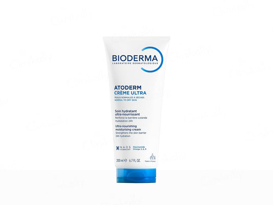 Bioderma Atoderm Creme Ultra tube on a white background