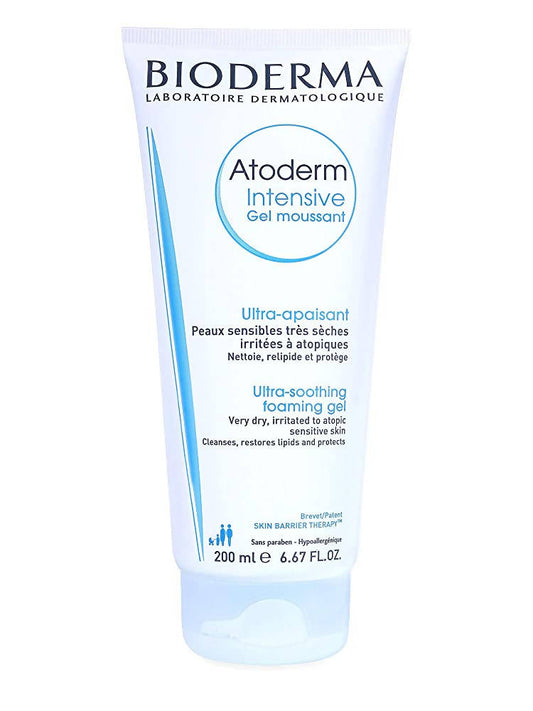 Bioderma Atoderm Intensive foaming gel on a white background