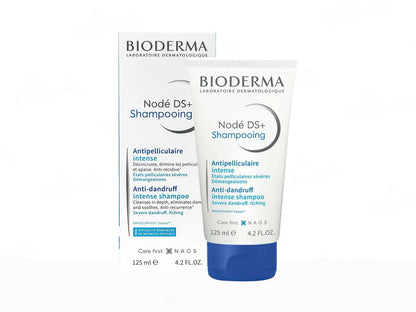 Bioderma Nédé DS+ Shampooing bottle on a white background