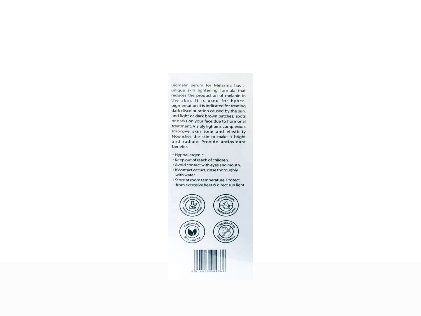 Biomelin De-Pigmentation Serum