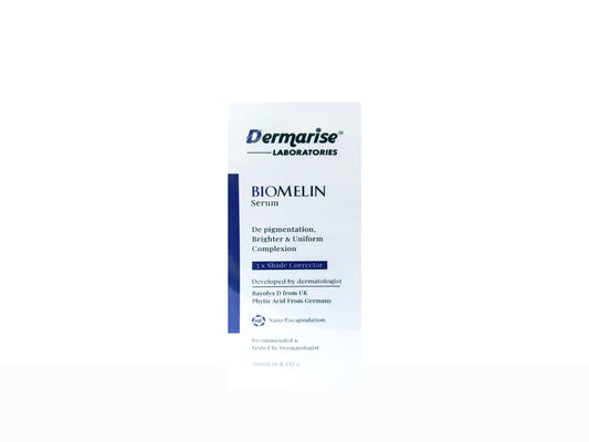 Dermarise Biomelin Serum packaging on a white background