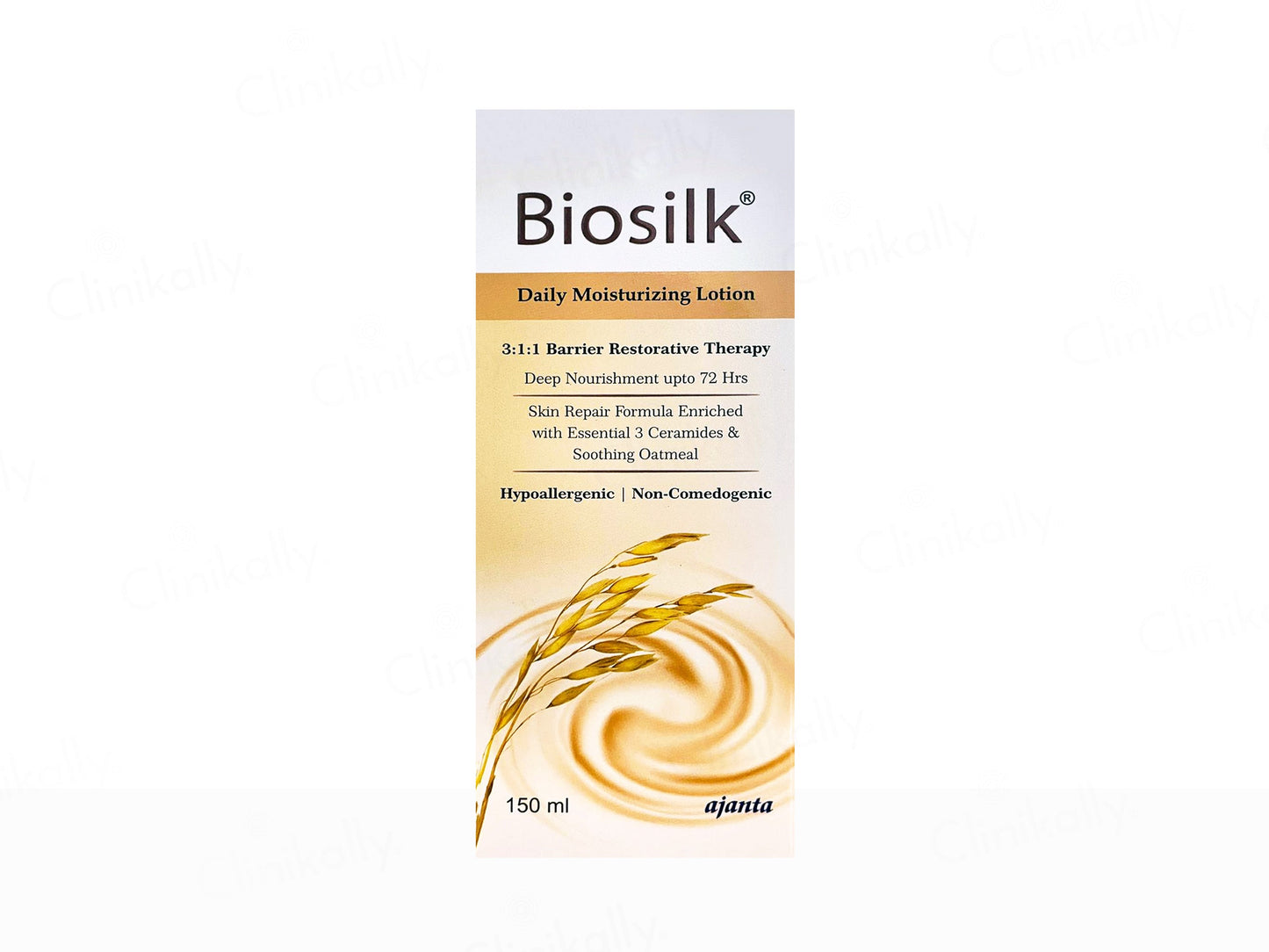 Biosilk Daily Moisturizing Lotion packaging on a white background