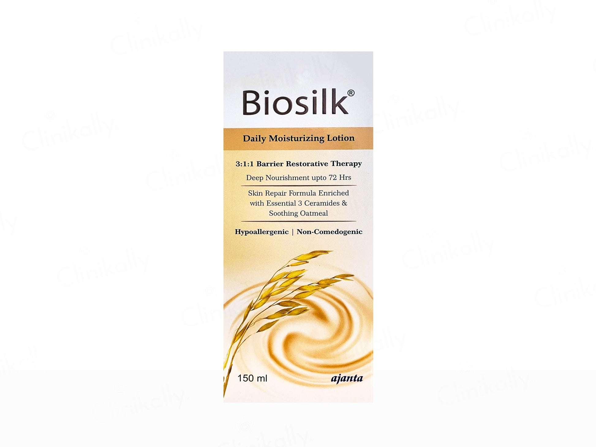 Biosilk Daily Moisturizing Lotion packaging on a white background