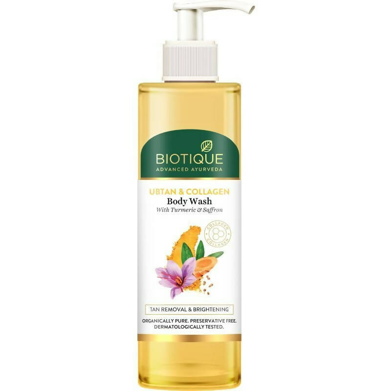 Biotique Advanced Ayurveda Ubtan & Collagen Body Wash