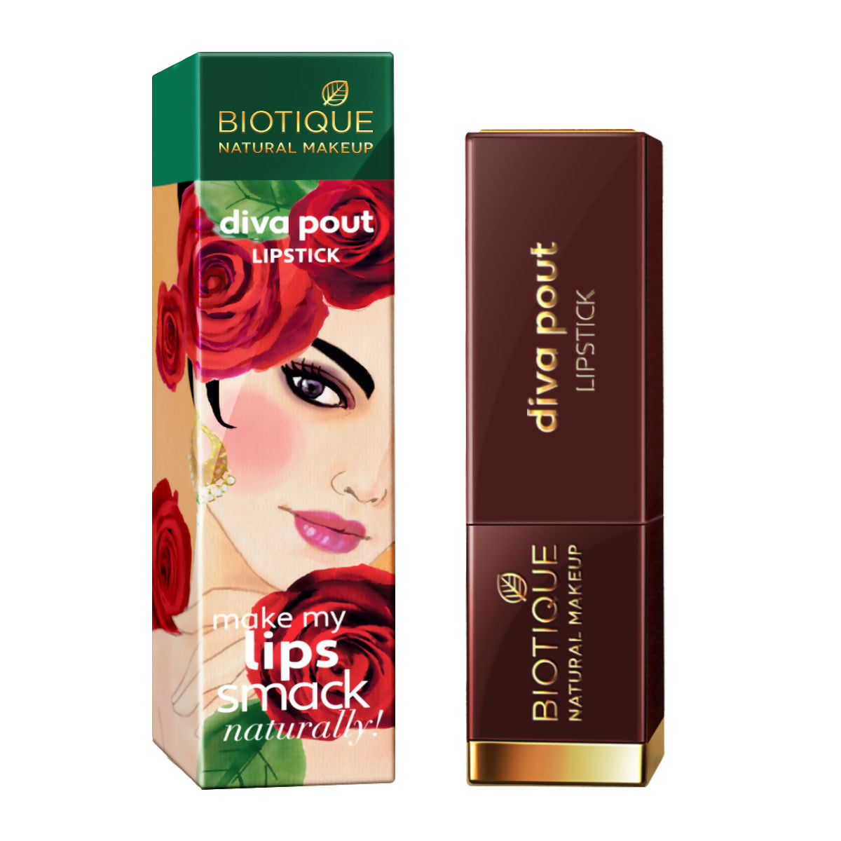 Biotique Diva Pout Lipstick - Red Alert