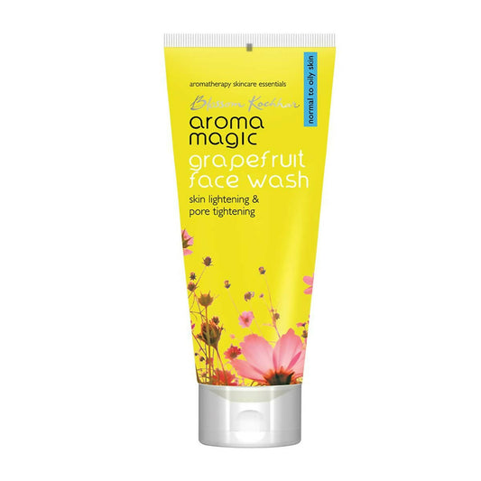 Aroma Magic Grapefruit Face Wash tube on a white background