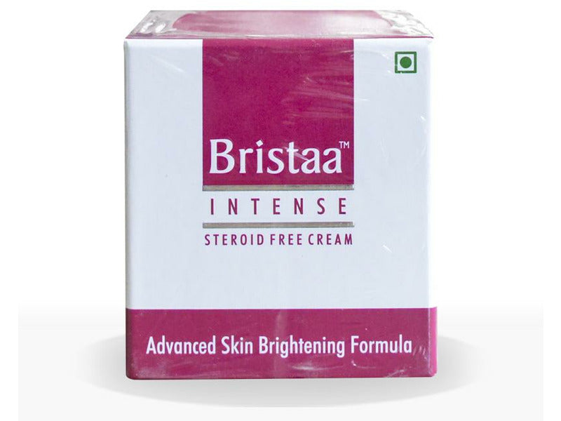 Bristaa Intense Steroid Free Cream packaging on a white background