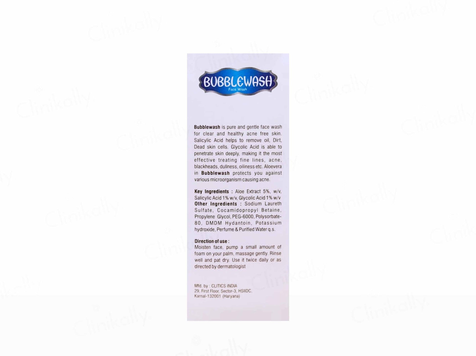 Bubblewash Face Wash
