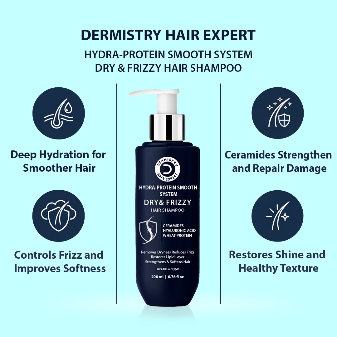 Dermistry Keratin Protein Arginine Damage Repair Control & Protect Shampoo