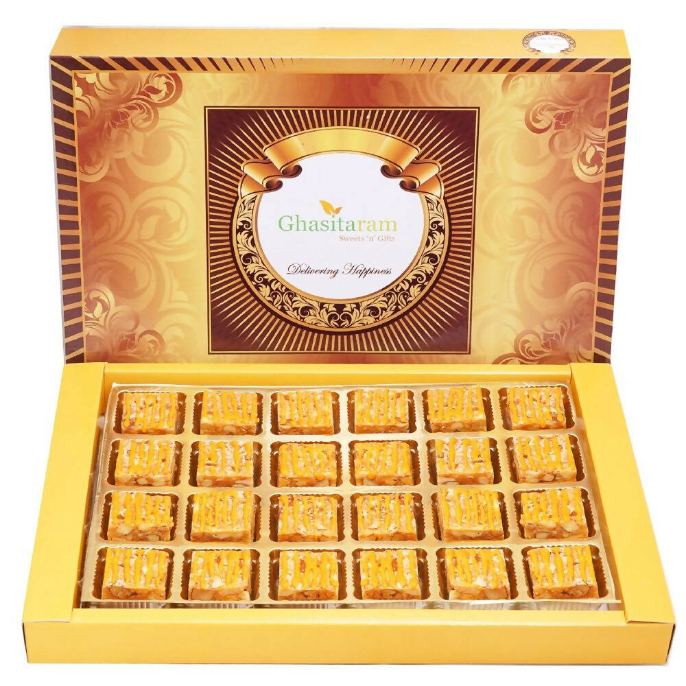 Ghasitaram Orange Dryfruit Bites