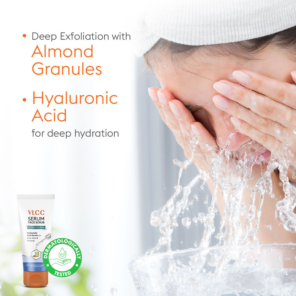 VLCC Hydra Nourish Scrub Face Scrub With Aloe Vera & Almond