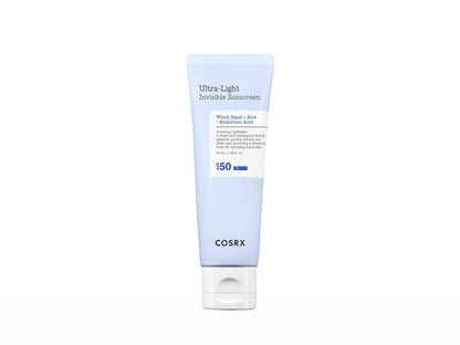Cosrx sunscreen tube on a white background