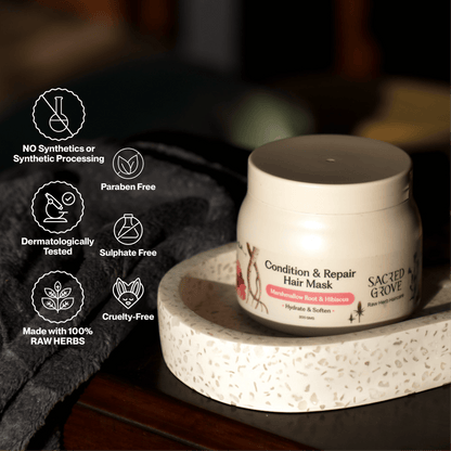 Sacred Grove Marshmallow Root Condition & Repair Hair Mask