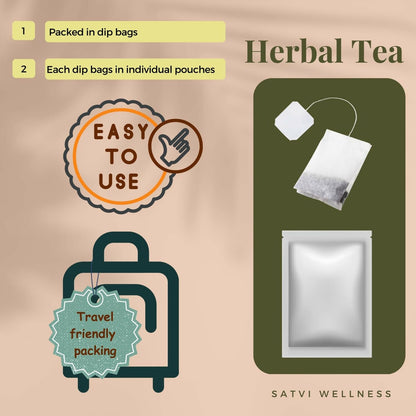 Satvi Wellness Beetroot Ginger Tea Bags