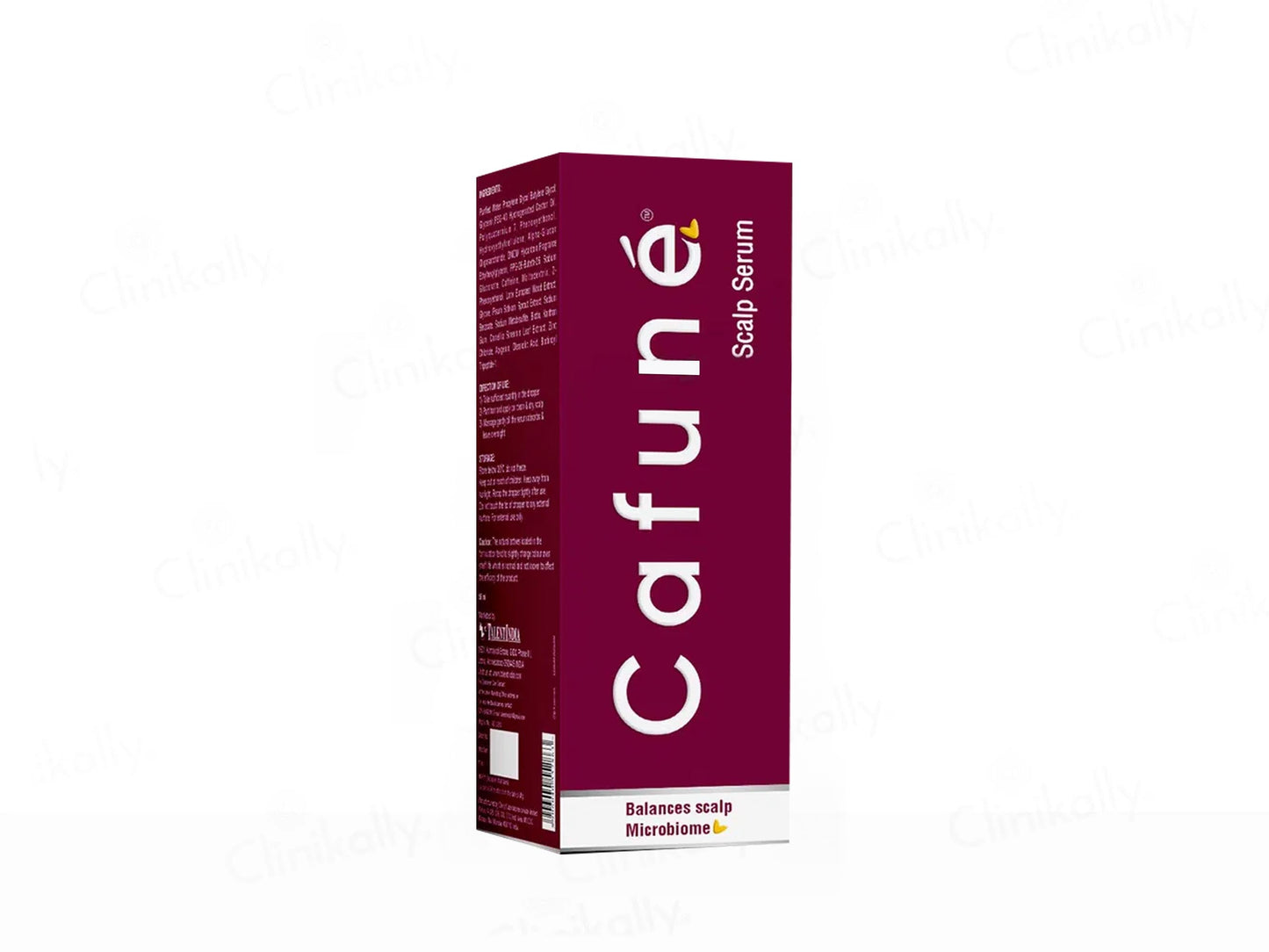 Cafune hair care product packaging on a white background