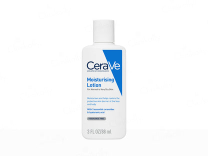CeraVe moisturizing lotion bottle on a white background